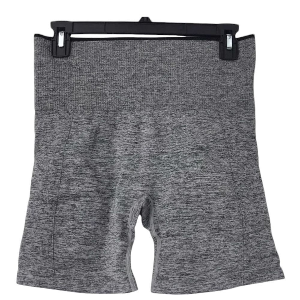THIRDLOVE SEAMLESS KNITWEAR BIKE SHORTS in Grey NWT L